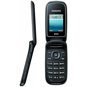Samsung E1272 Mobile Phone, Black