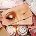 Makeup Practice Face Board 3D Realistic Pad, Reusable eyeshadow practice eyes for Makeup Artist Board Makeup Practice, Eyeshadow Eyeliner Eyebrow Mapping Realistic Face Skin make up practice face