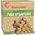 Dextreme Fire Starter (120 PCS) Natural Fire Starters for Campfire, Charcoal Starter, Fireplace, Wood Stove, BBQ, Chimney, Fire Pit, and Grill | All Weather, Odorless, Non-Toxic, w/10 Min Burning Time