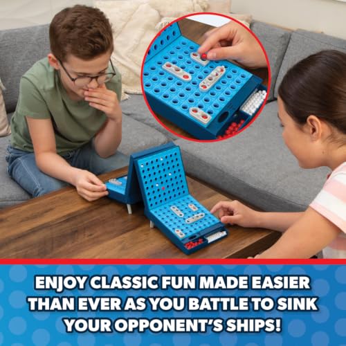 Image of Navy Battle Board Game for Kids Ship Battling Game, Strategy Board Game