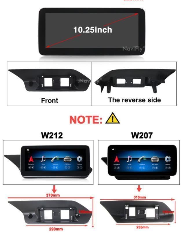 Amazon.co.jp: Android 12 ナビ Benz E W212 NGT4.0 NTG4.5 NTG5
