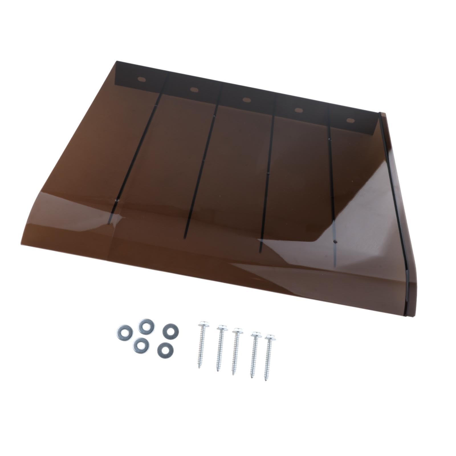 Window Door Awning Rain Shelter Front Door Canopy for Outdoor Terrace Garden 40cmx35cm-image-25