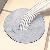 アストロ 洗濯機排水口カバー 4枚組 活性炭のチカラで排水口のニオイを消臭しながら、ホコリや髪の毛などの汚れを防ぐ 活性炭 消臭 防臭 洗濯機 排水口フィルター 不織布 汚れ防止 防虫 虫対策 610-65