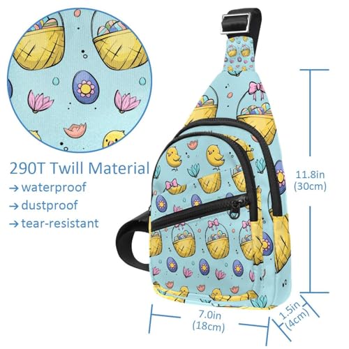Cesta de Pascua bolso de hombro multicolor para regalar en fechas especiales 5