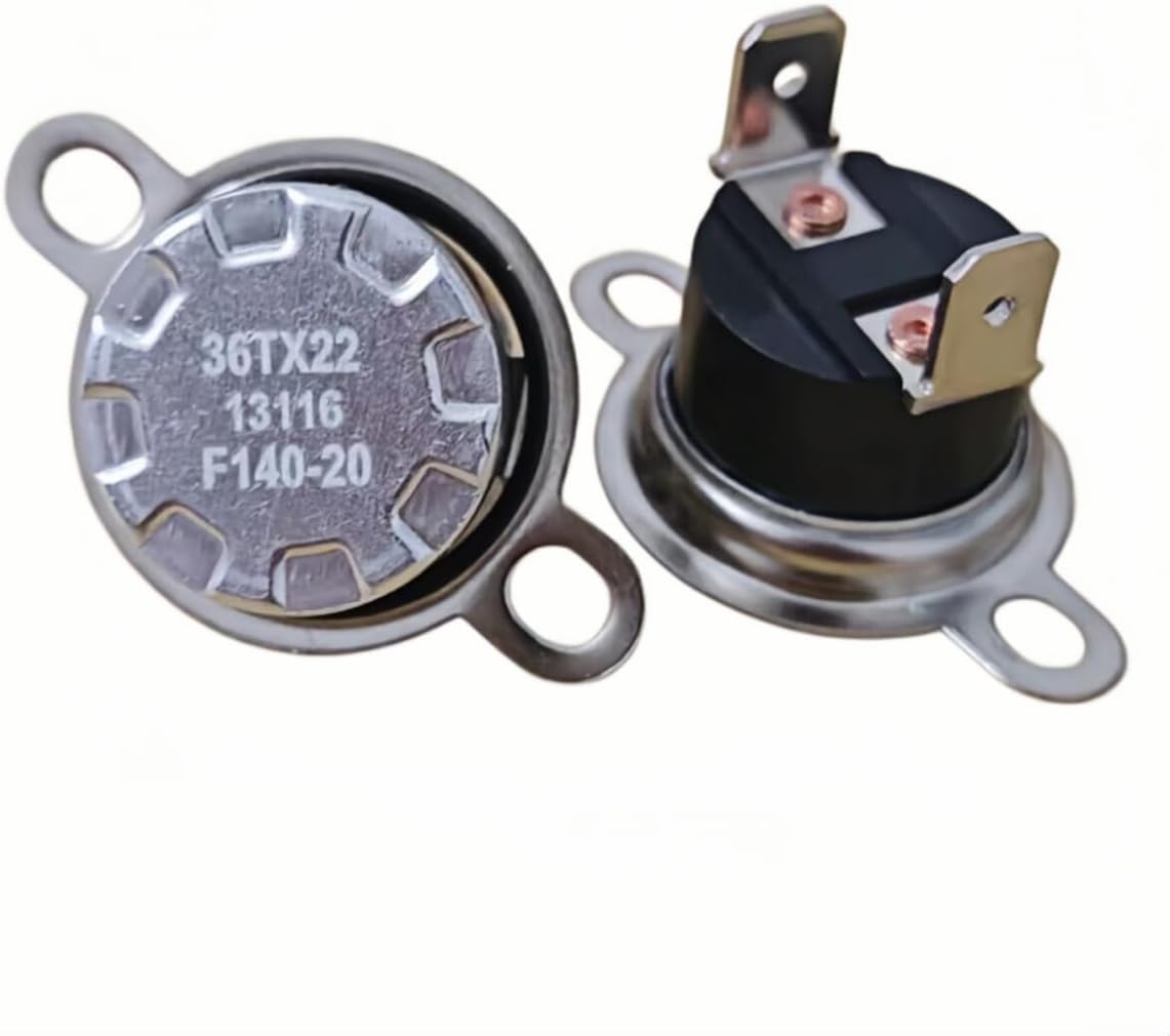 (2 Pack) 36TX22 13116 F140-20 Thermostat Switch 140 Degrees Normally Closed -Replaces 3660698 CA-140 CA-140-QC KSD301