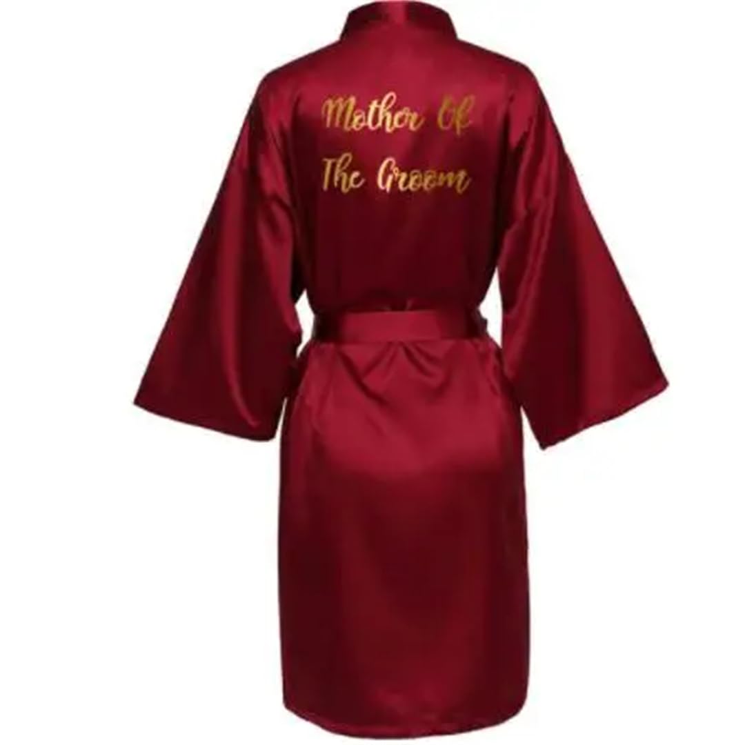 Yeuyyben Raso di seta Robe Sposa Robe Damigella D'onore Abiti Da Sposa Abiti Da Sposa Abiti Da Sposa Accappatoio