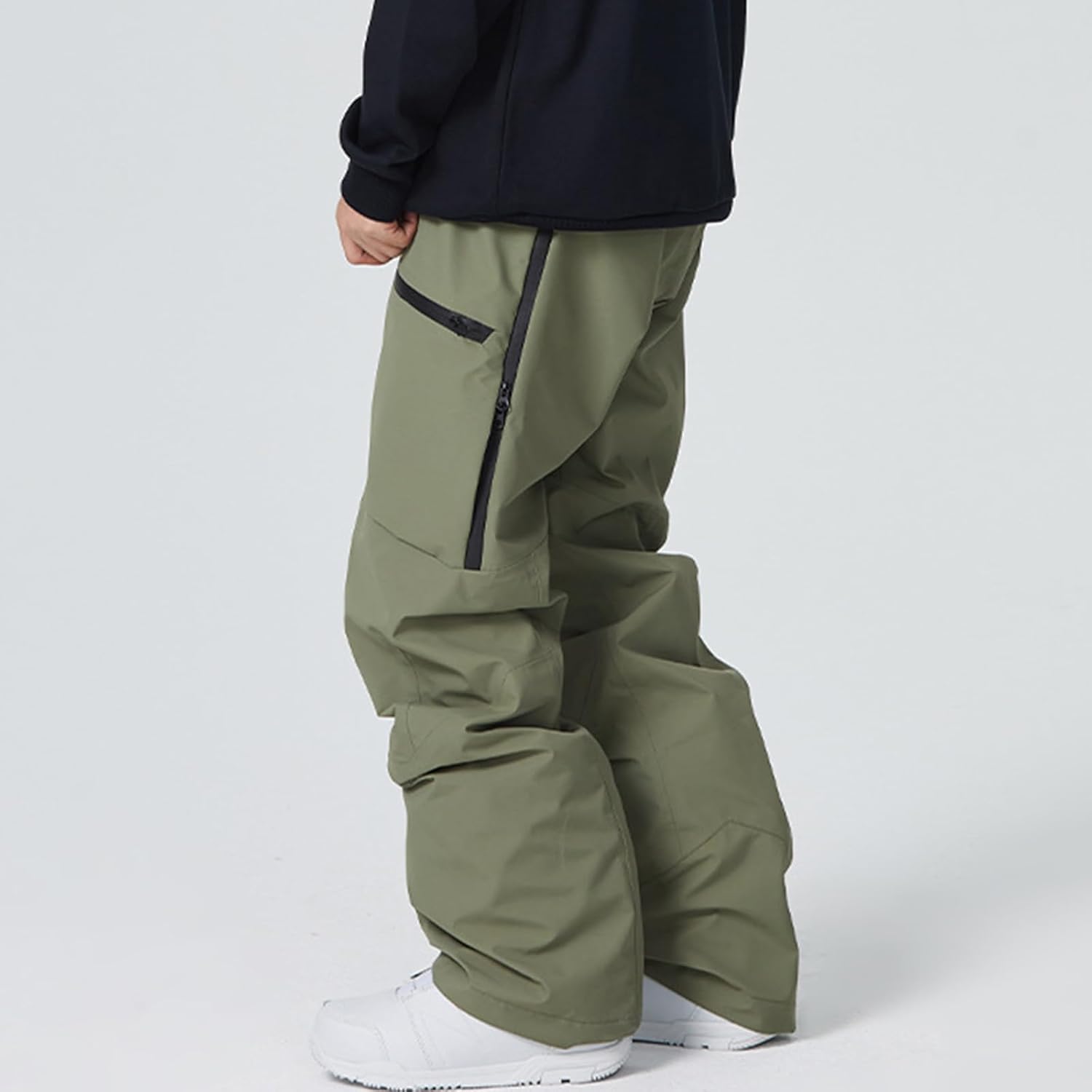 GS SNOWING Women's Insulated Snow Ski Pants Snowboarding Skiing Bibs Waterproof Windproof Hiking Outdoor Pants - Image 3