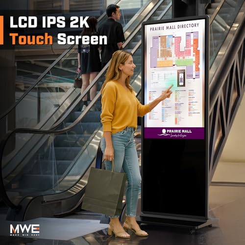 Interactive kiosk touchscreen system