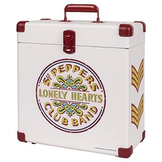 Crosley CR401-SP Record Carrier Case for 30+ Albums, SGT. Pepper's