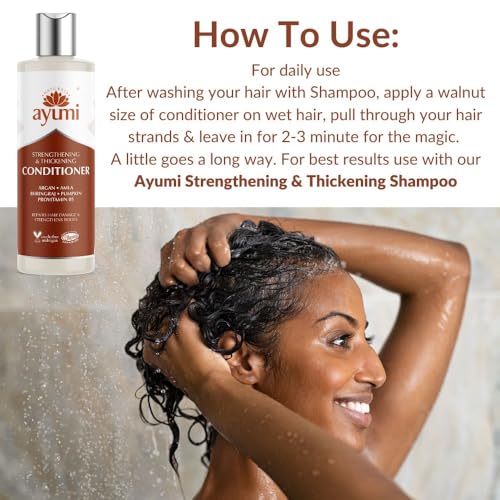Ayumi Hair Growth & Strengthening Conditioner for Hair, Violet, 250.0 millilitre - Image 4