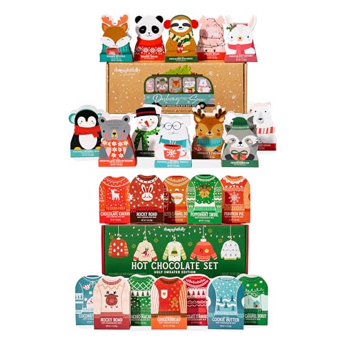 Thoughtfully Gourmet, Holiday Hot Chocolate Variety Gift Bundle, ...