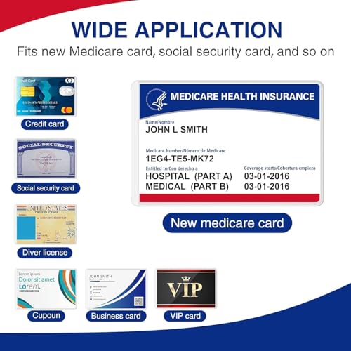 Image of Fairus Card Protector, Plastic Card Holder for Aadhar Card, Credit Card, Business Card, Pan Card, Driving License Waterproof Cards Plastic Protector (20)