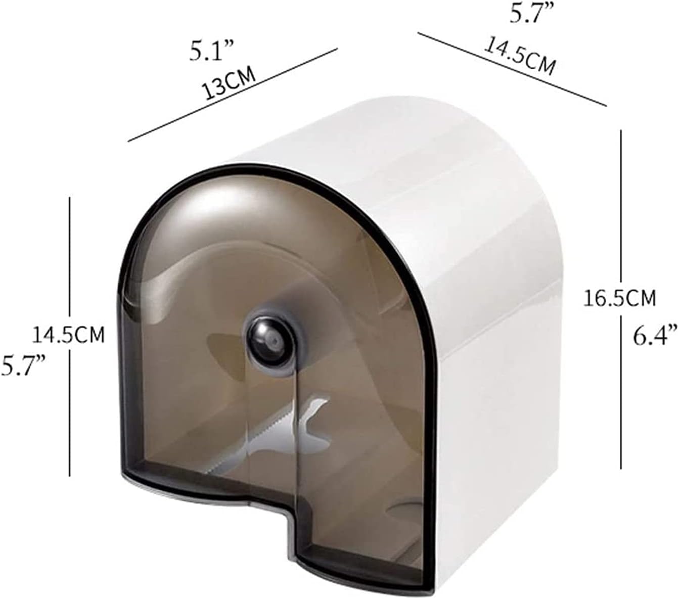 Free Standing Toilet Paper Holder Toilet Paper Holders Adhesive Toilet Paper Roll Holder Bathroom Tissue Box Paper Towel Dispenser Wall Mount Translucent White Toilet Paper Holders