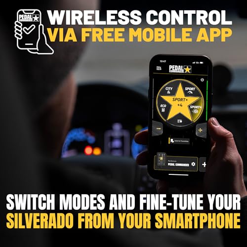 PEDAL COMMANDER for Chevrolet Silverado 1500 2019-2026 Throttle Response Controller - Anti-Theft, 4 Modes 36 Settings, App Control, Plug-and-Play - Towing & Highway Performance - Silverado Accessories by PEDAL COMMANDER - Image 6