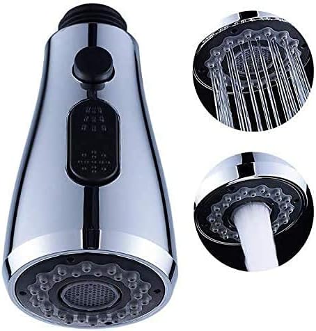 MODOU - Douchette Rétractable Evier Robinet Cuisine - Avec Bouton Stop 2 Types De Tête Universelle Pour Mitigeur WC Robinet Salle De Bain Argent 10 MODOU - Douchette Rétractable Evier Robinet Cuisine - Avec Bouton Stop 2 Types De Tête Universelle Pour Mitigeur WC Robinet Salle De Bain Argent -Grohe || Hansgrohe Soldes Magasin