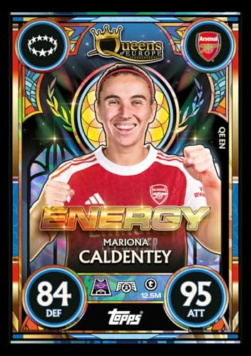 Image of Topps UEFA Champions League Match Attax Update Collection 2025 Trading and Collectible Card Game (Queens of Europe Pack #3)