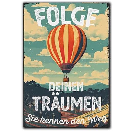 LANOLU Imanes de nevera divertidos - Sigue tus sueños globo aerostático - divertidos imanes con frases y motivos divertidos 8 x 5,5 cm | Ya disponible en tu tienda friki favorita! En mundofriki.es!