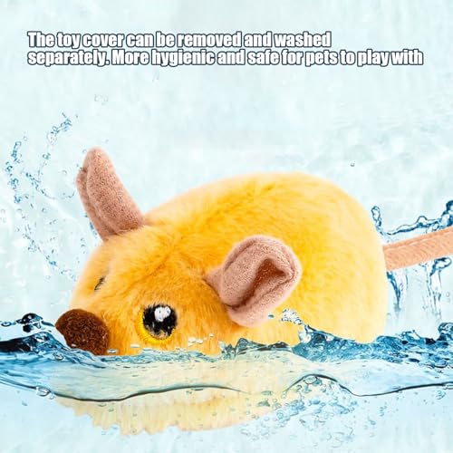 Jouet pour chat en mouvement automatisé : peluche télécommandée sonore - 6
