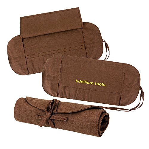 Bdellium Tools Professional Makeup Brush Pink Bambu Series - Roll-Up Pouch