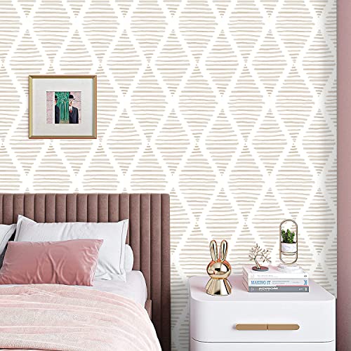 Yancorp Modern Contact Paper 17.3"X120" Stripe Peel And Stick Wallpaper Geometric Wallpaper Self Adhesive Wallpaper Removable Decorative Wallpaper For Bedroom Drawers Cabinets… #TOP6