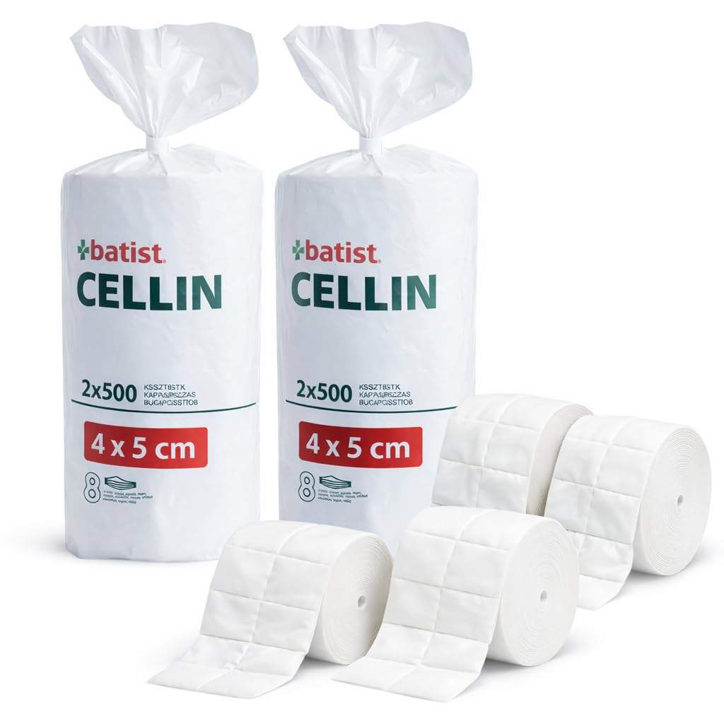2000 Zelletten Pads - 4 Rollen mit je 500 Stück - Markenqualität von Lohmann & Rauscher