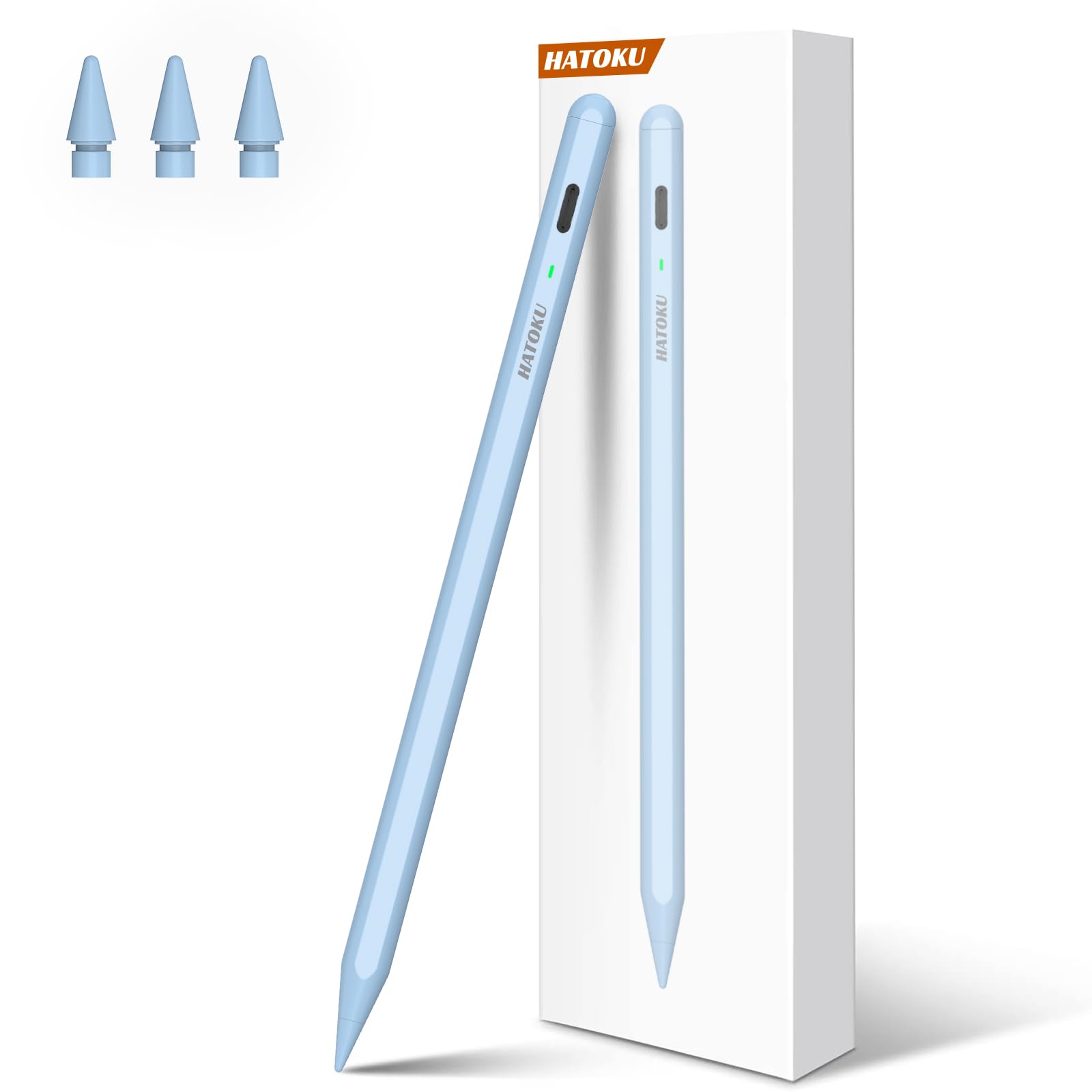 Stylus Pen for iPad 2018-2024: 15 Mins Fast Charging Pencil 1 Gen With Tilt Sensitivity Palm Rejection - Compatible With Air 3 4 5 M2, Pro 11" 12.9" M4, Mini 5 6, 6 7 8 9 10 (Blue)-image-40