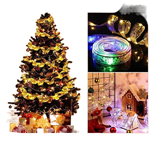 ZSQZJJ Ruban de noël LED Lampe chaîne Arbre de noël décoration Produits Ruban Lampe chaîne Cover