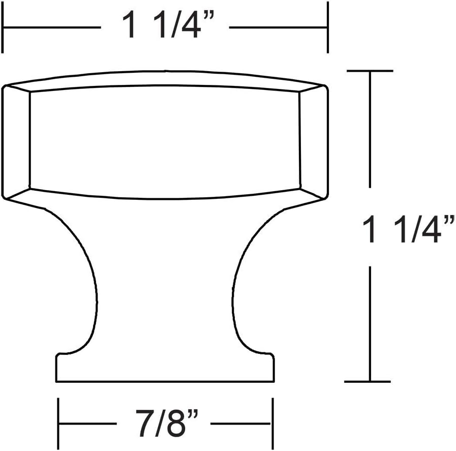 Emtek Freestone 1 1/4 Knob 86450US10B Oil Rubbed Bronze