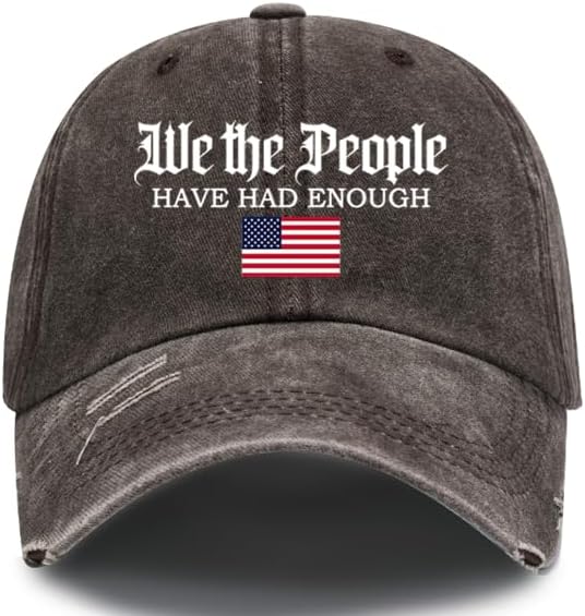 Unisex Adjustable Trucker Hats We The People Have Had Enough Hat We The People Cap