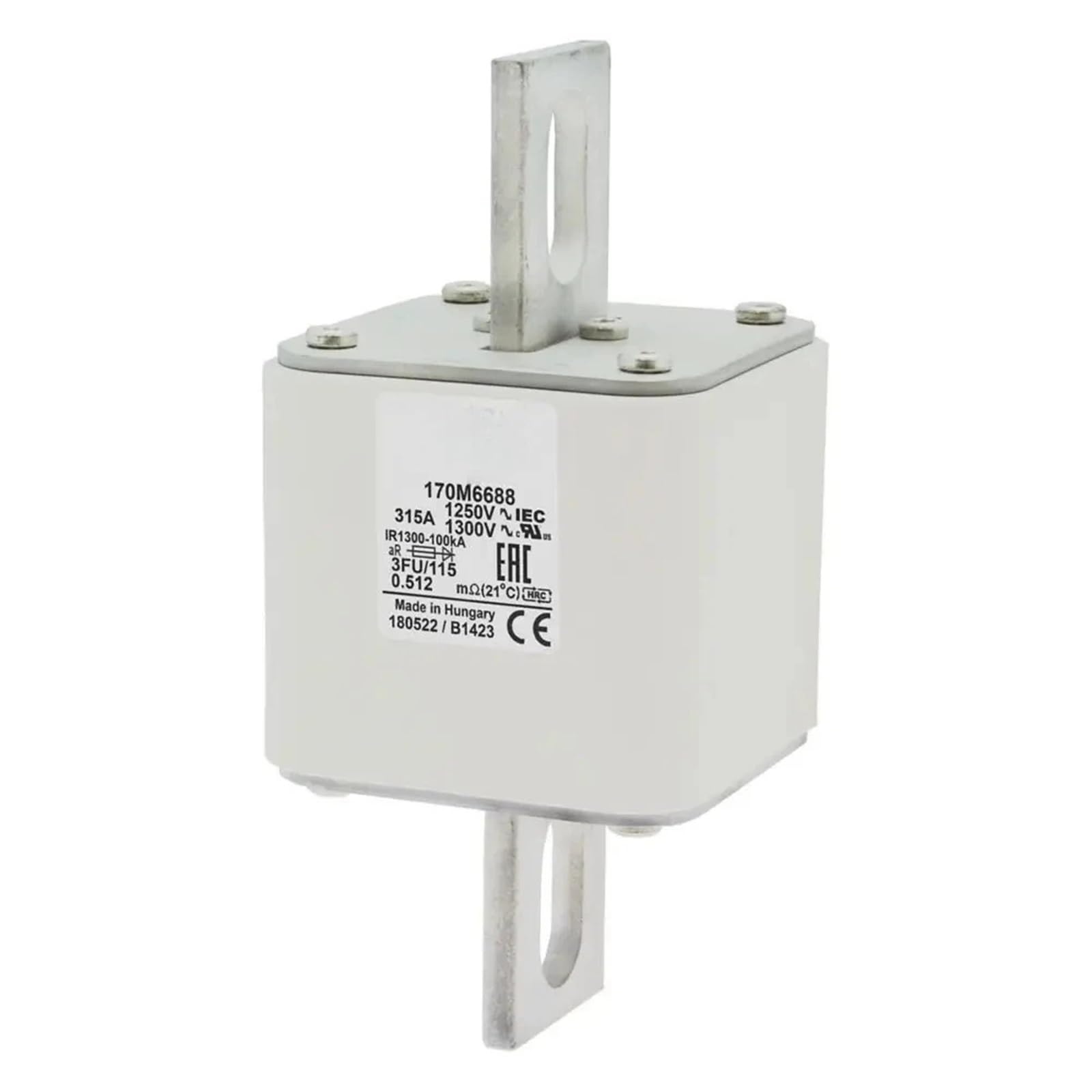 Fusible 170M6691 série 170M6688 170M6689 170M6690 pour blocs de distribution