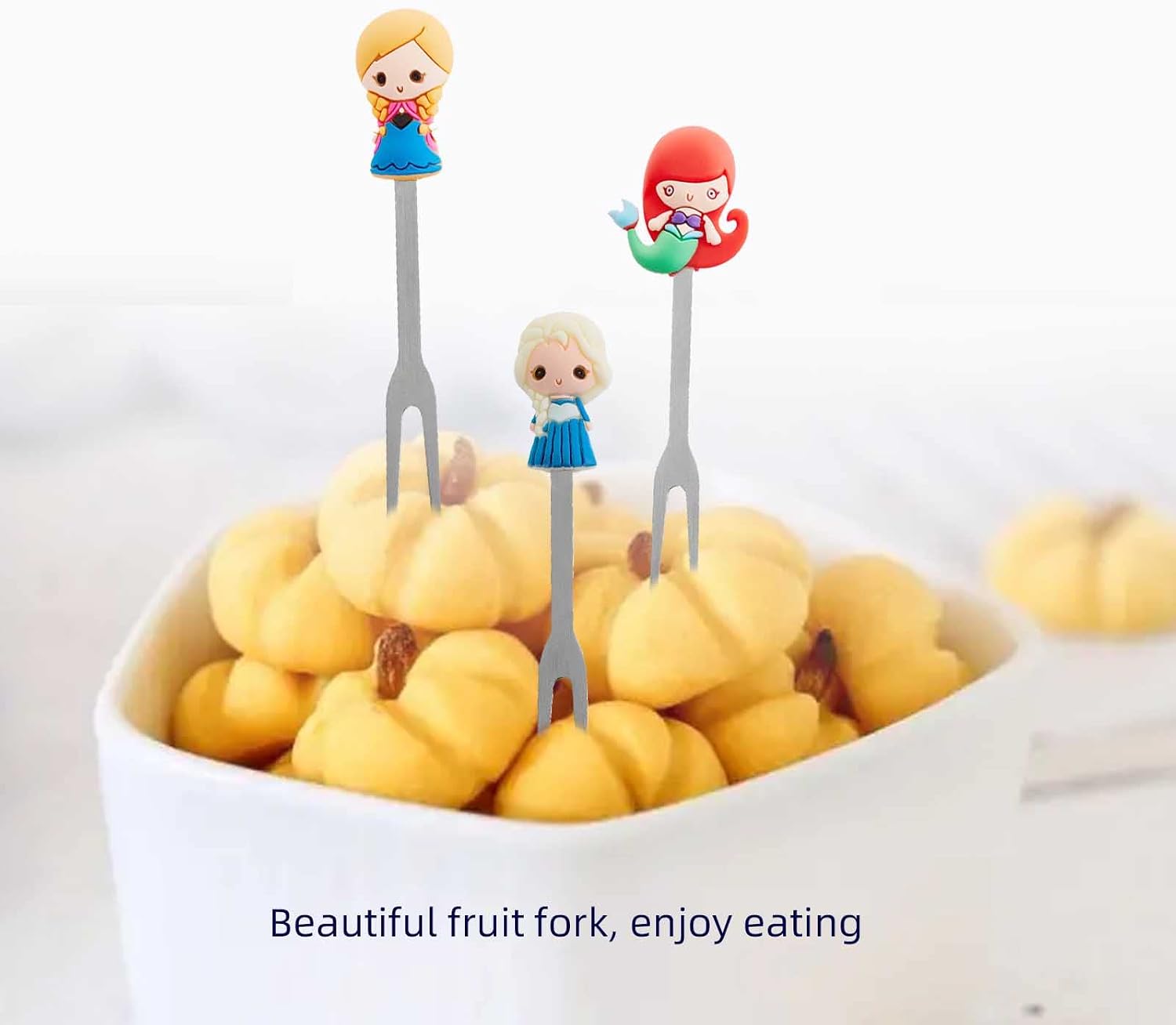 Stainless SteelFruit Fork for Home (fairy princess)