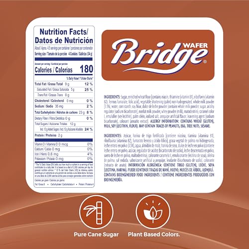 Image of Colombina Dulce de Leche Wafer Bridge, 5.33 oz (Pack of 2)