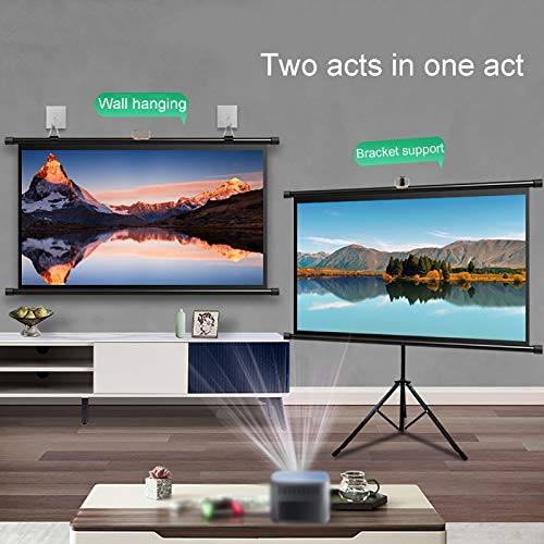 Pantalla portátil para proyector con trípode 72 pulg 16:9 miniatura 3