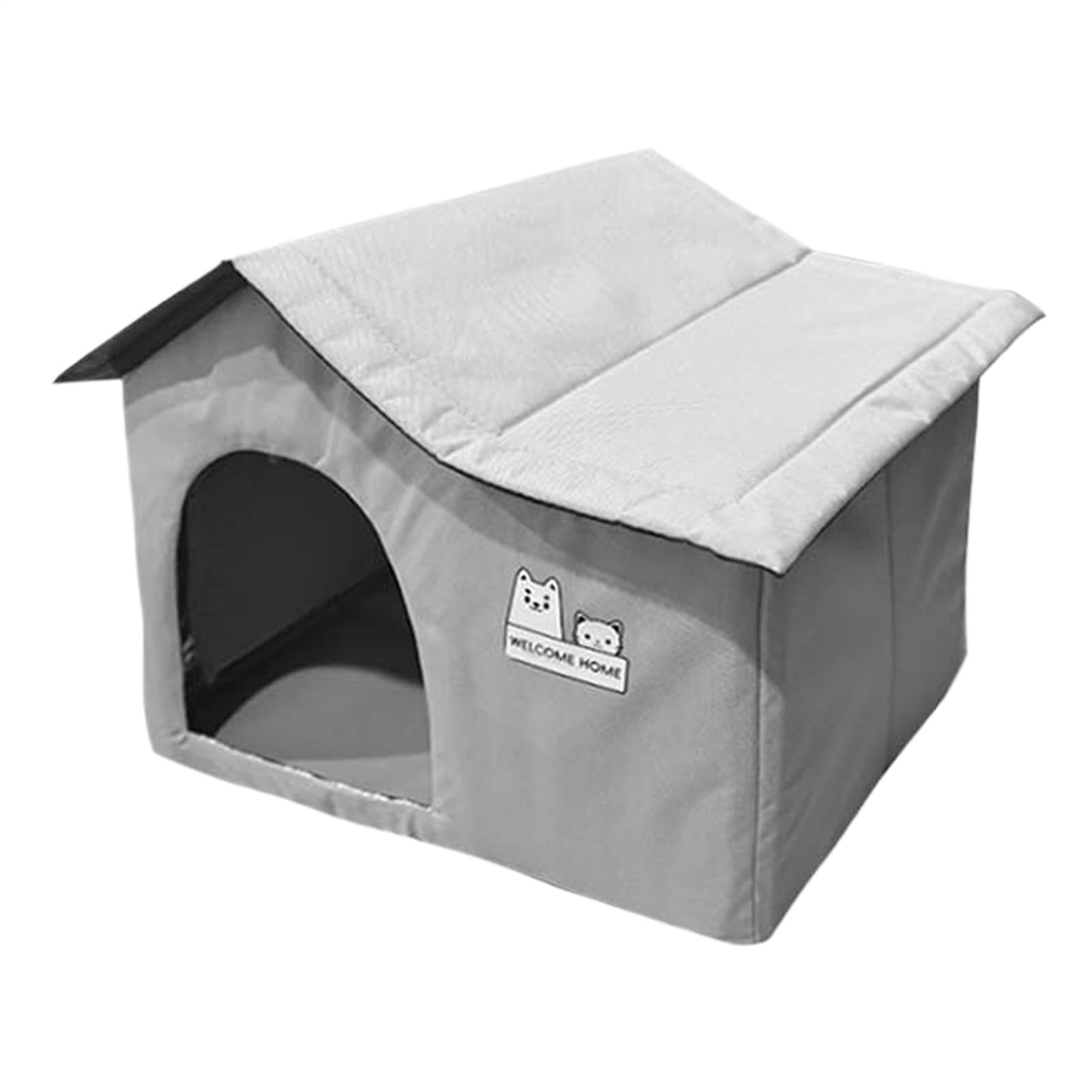 Maison pour chat pliable contre la chaleur avec grotte fraîche