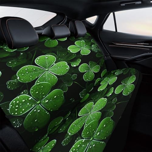 Funda de asiento trasero de coche para evitar pelos de perro y suciedad universal 4
