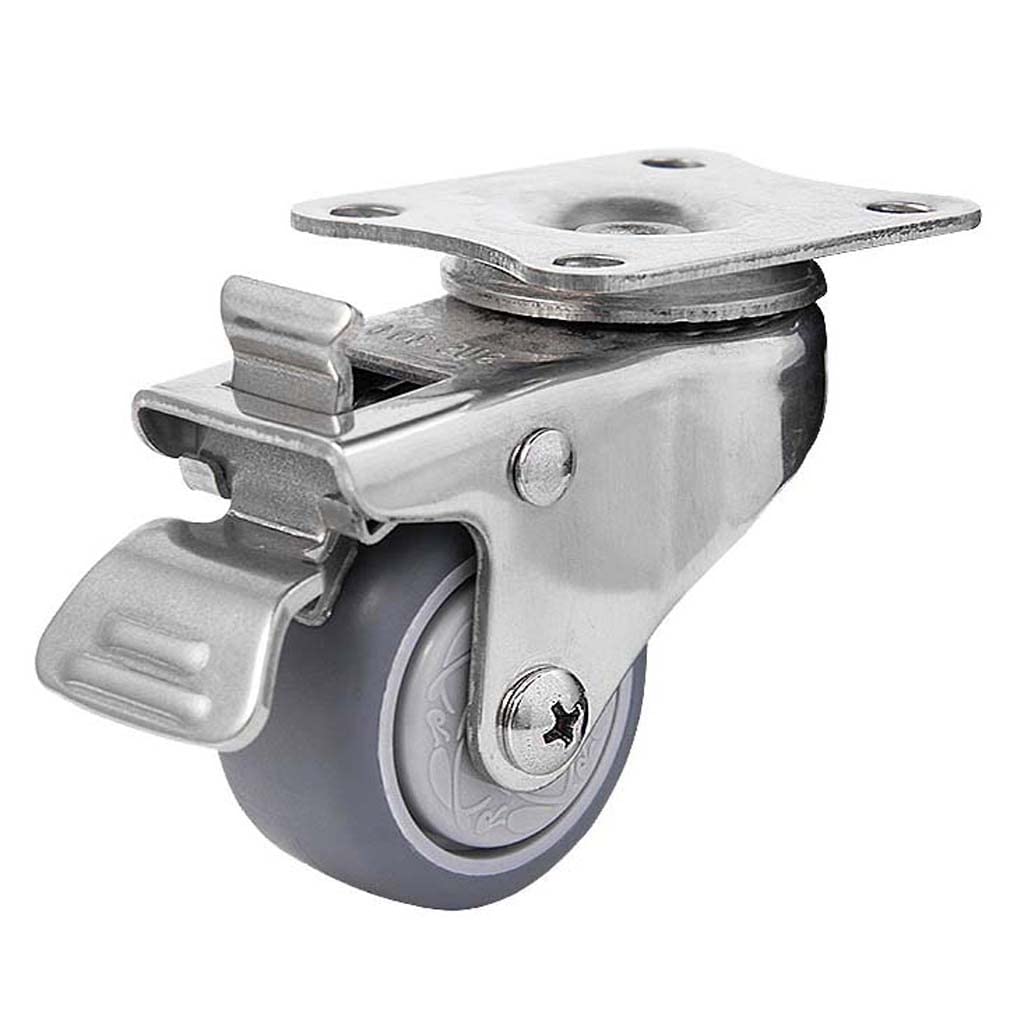 Roulettes robustes en acier inoxydable 304 de 50 mm pour matériel