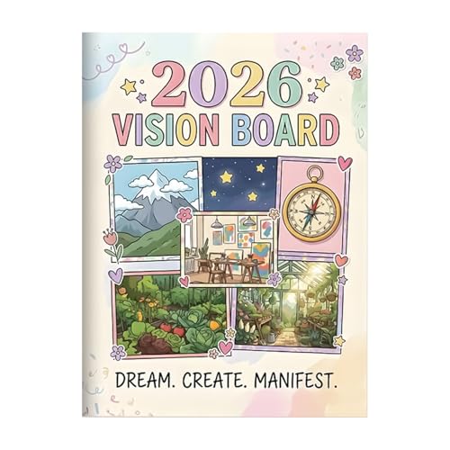 Planificador individual 2026 diario de sueños motivacional para scrapbooking de principiantes