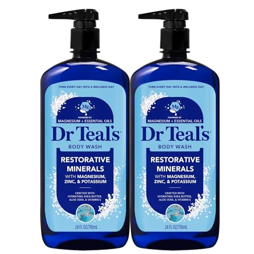 Dr Teal's Body Wash, Restorative Minerals with Magnesium, Zinc & Potassium (Body Wash Set of 2) - image 1