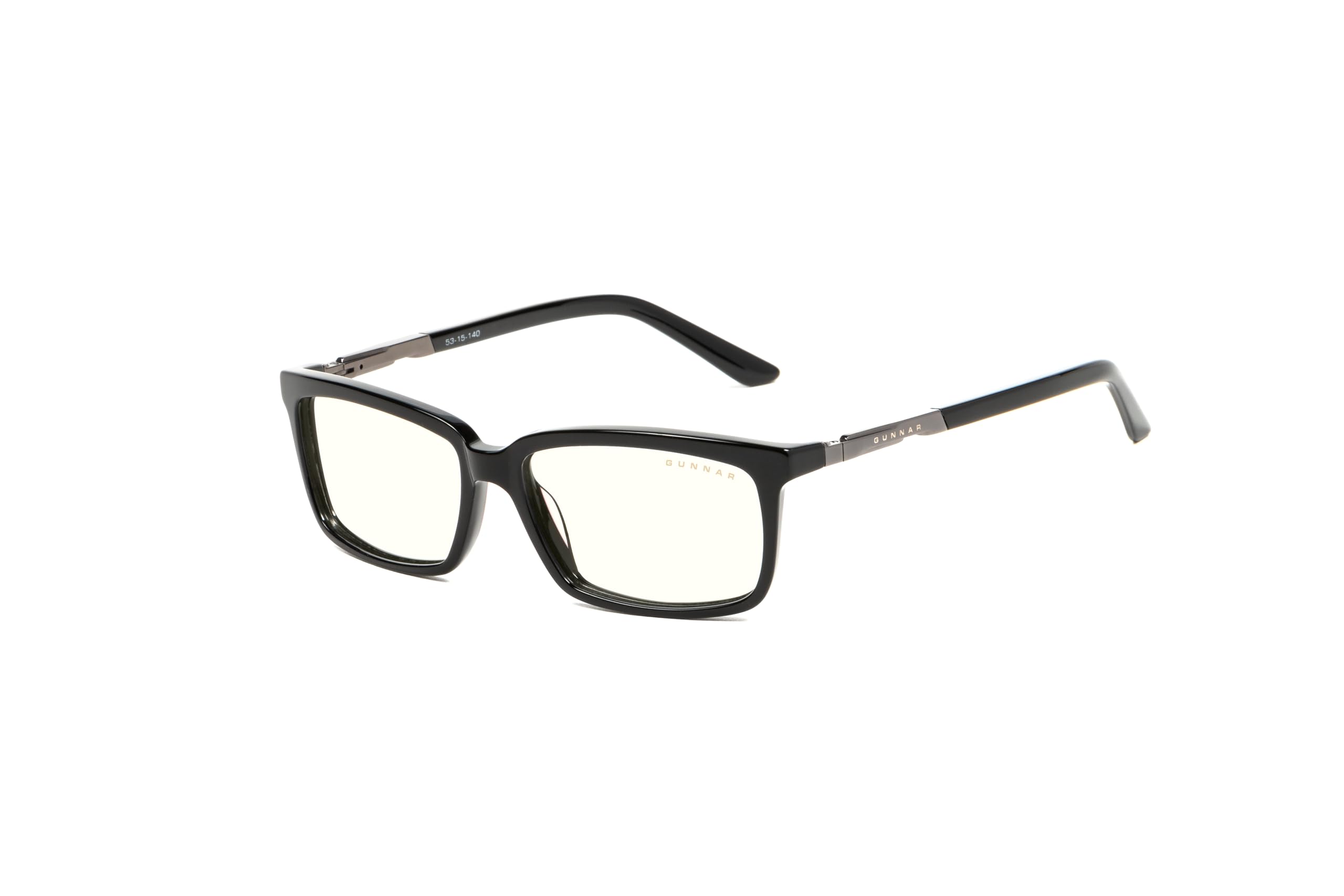 Gunnar Occhiali Gaming e Computer - HAUS - Colore montatura: Onyx - Tinta lenti: Clear (blocca il 35% della luce blu e il 100% dei raggi UV) Focus - Occhiali filtro luce blu