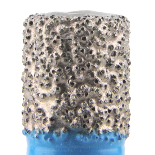 PRODIAMANT Fliesenbohrer ø 8mm für 75mm Akku Winkelschleifer Diamant Bohrer mit M5 Aufnahme für Fliesen Feinsteinzeug Bohrkronen Glasbohrer