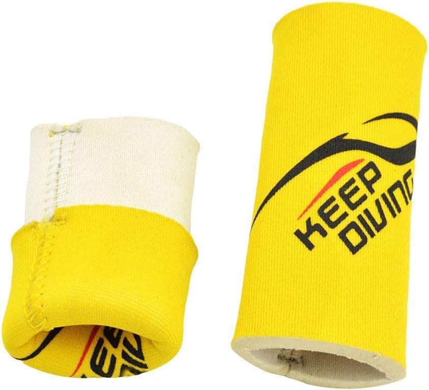 Snorkel Buoyancy Sleeve, 5MM Neoprene Anti-Lost Cover for Scuba Diving, Floating Protector for Underwater Breathing Tube(Yellow)