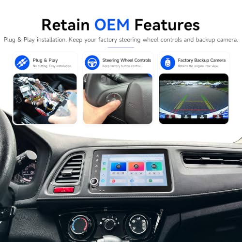 Dasaita Car Stereo for Honda HR-V 2016-2022, 8" OEM Style - image 5