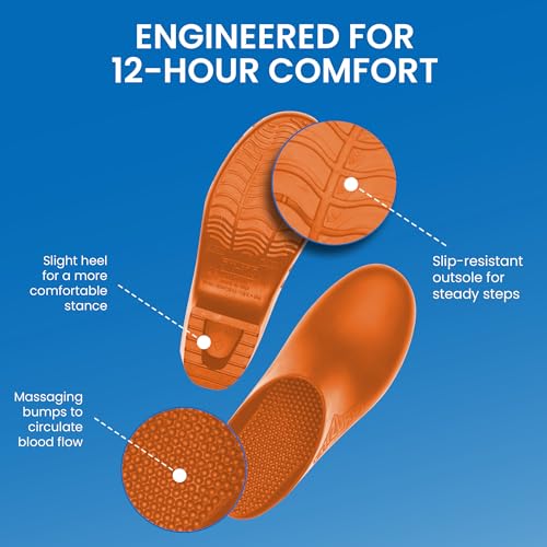 Image of CALZURO Classic Work Clogs Without Holes - Unisex Nursing Clogs - Non Slip Shoes - Autoclavable Rubber Kitchen Shoes for Women and Men -