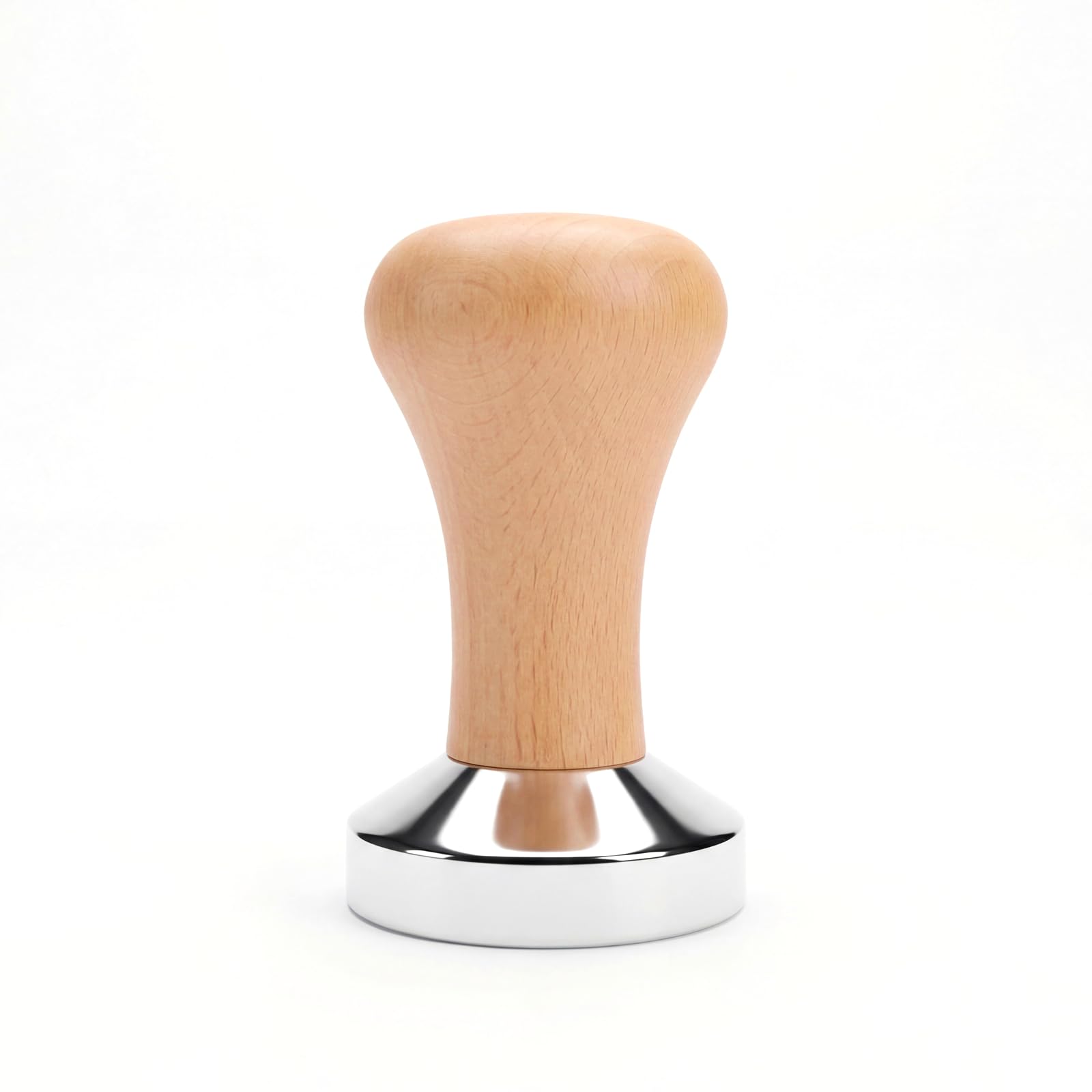 YiYiLiang 51mm Coffee Tamper with Stainless Steel & Wood Handle