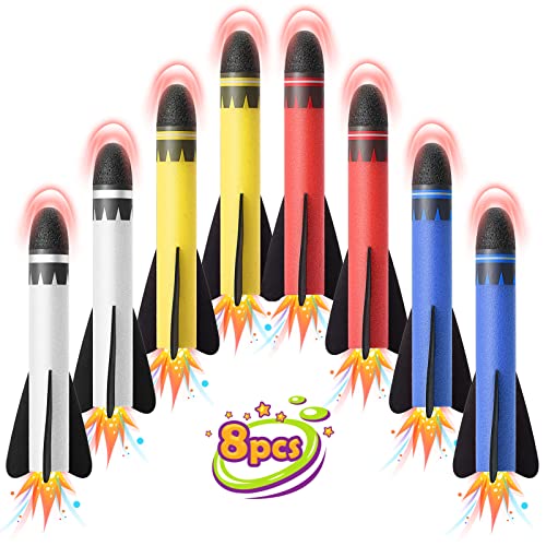 Delighkidz Foam Flying Toys Refills 8 Pack Replacement Foam Flying