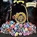 CiaraQ DND Dice Sets- 26 X 7 Polyhedral Dice (182pcs) with a Large Drawstring Bag, Multi-Color Engraved Gaming Dice for Dungeons and Dragons, Role Playing Table Game.