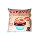 DiiliHiiri Funda de cojín para sofá, Cama, Sala de Estar, Dormitorio, decoración del hogar, Cuadrado, Funda de Almohada, 43 x 43 cm (Cupcake)