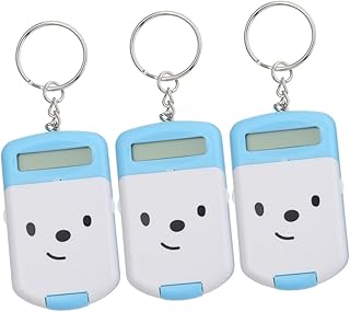 TEHAUX 6 Peças Calculadora Aritmética Calculadora Infantil Calculadora De Bolso Calculadora De Escritório Calculadora Infantil Pequena Bolsa Chaveiro Calculadora De Contabilidade Menina