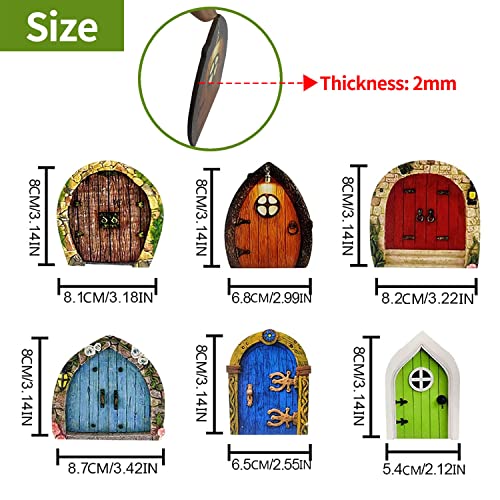 Garten Feentür Miniatur - Magische Wichteltür Für Baum & Wand