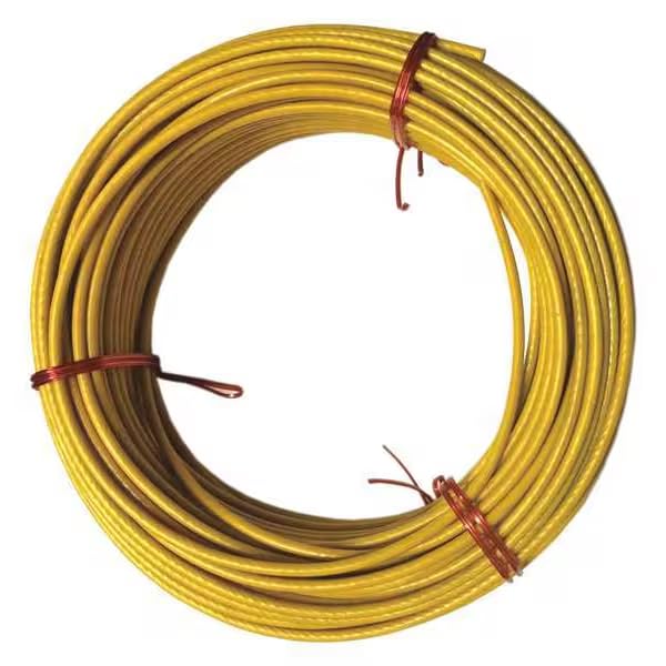 Cable, 1/8 in, L100Ft, WLL340Lb, 7x7, Steel, Mfr: 2VJX8-A